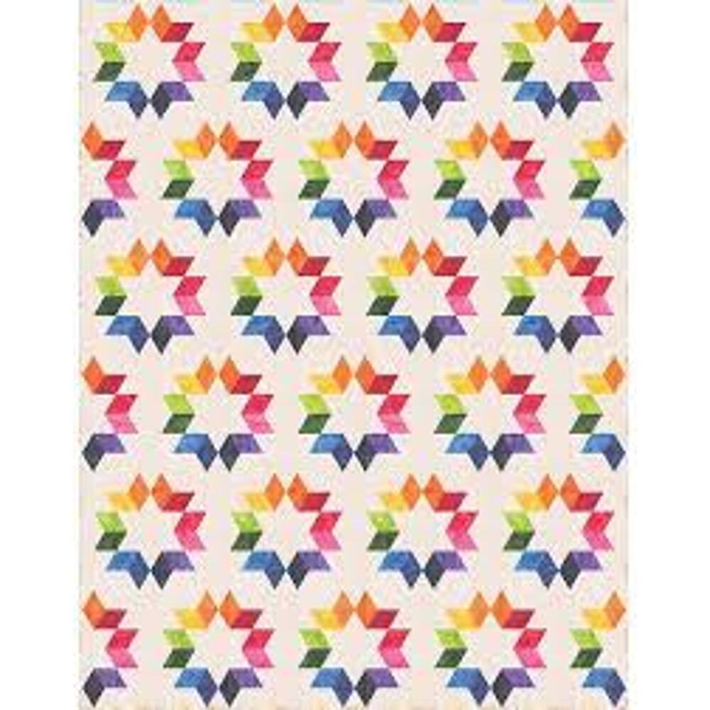 Echo Batiks Cookie Cutter Quilt Kit by Moda Fabrics